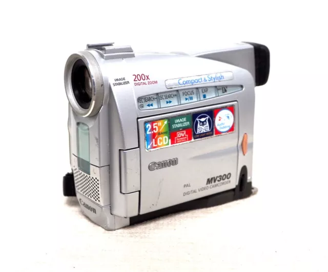 CANON MV300 Mini DV Digital Video Camcorder UNTESTED