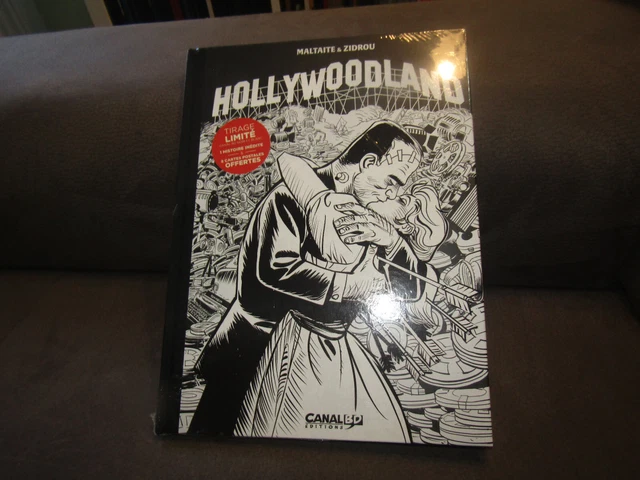 HOLLYWOODLAND tome 1  le tirage de luxe neuf et sous blister complet de ses cart