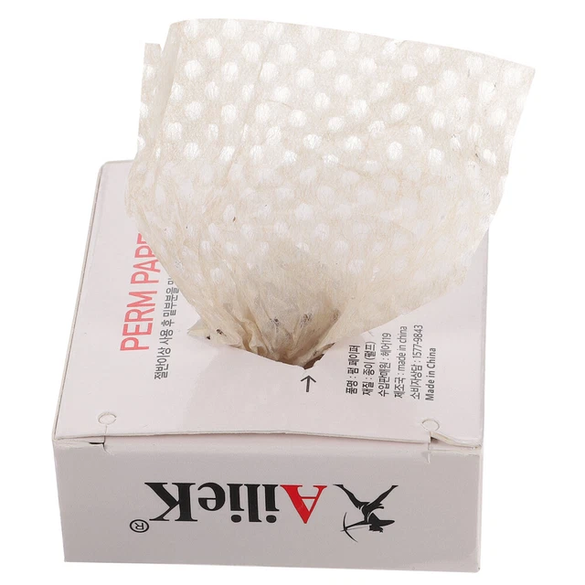 1 caja de Perm Papers para cabello cañas perm suministro de herramientas de peluquería desechable