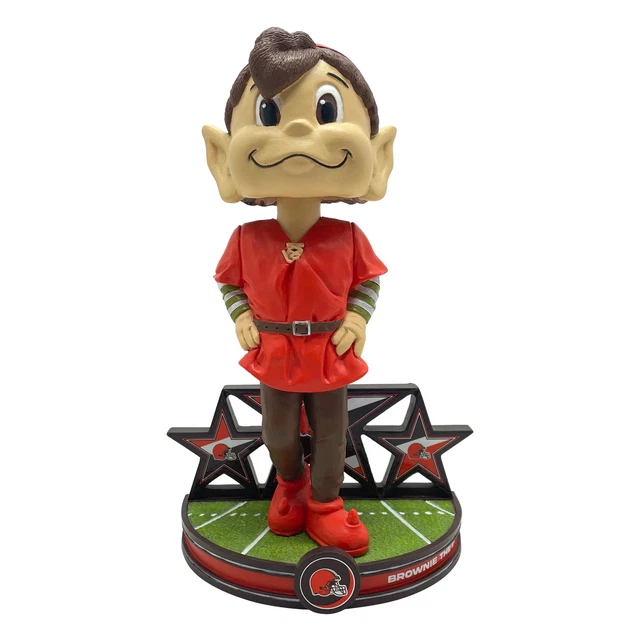 Cleveland Browns 'Brownie The Elf' Old School Die Cut Vinyl Sticker/Decal