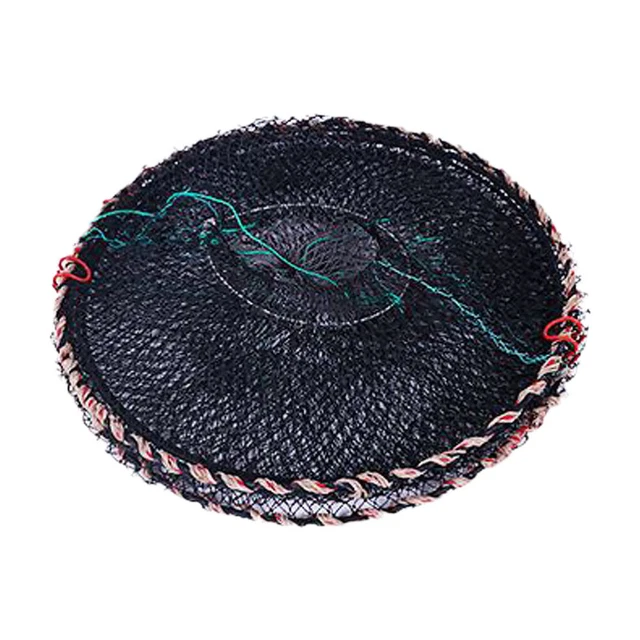Keenso Rete Da Pesca Pieghevole Ø 50 Cm – 3 Strati In Acciaio Inox – Interfaccia 8 Mm – Trappola Per Gamberetti E Esche