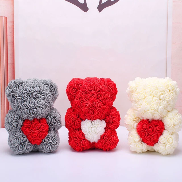 2pcs Dekorative Unfinished DIY Bär Ornamente DIY Bär Puppen 7