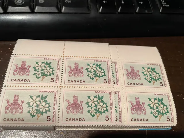 Discount Shipping Canada 5¢ Stamps Uncancelled Lot of 300 With Gum Save FV15$