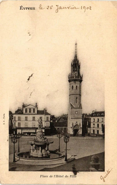 CPA EVREUX - Place de l'Hotel de Ville (656488)