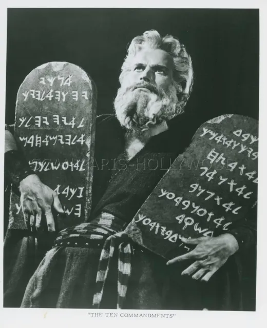 Charlton Heston  The Ten Commandments 1956 Photo Original