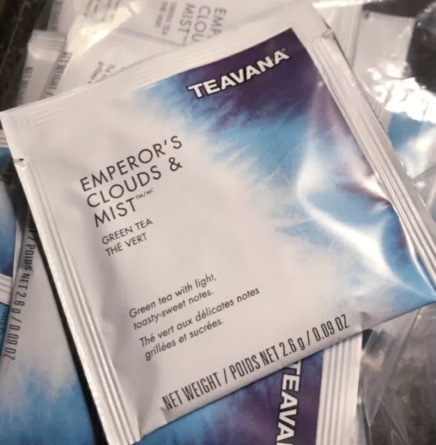 🐲 New! Fresh 2024 Starbucks Teavana 10 Emperor's Clouds & Mist Sachets Tea Bags