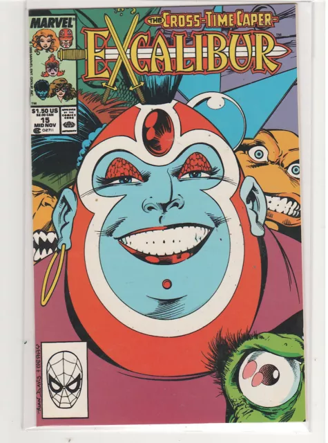 Excalibur #15 Alan Davis Chris Claremont X-men Nightcrawler Captain Britain 9.4