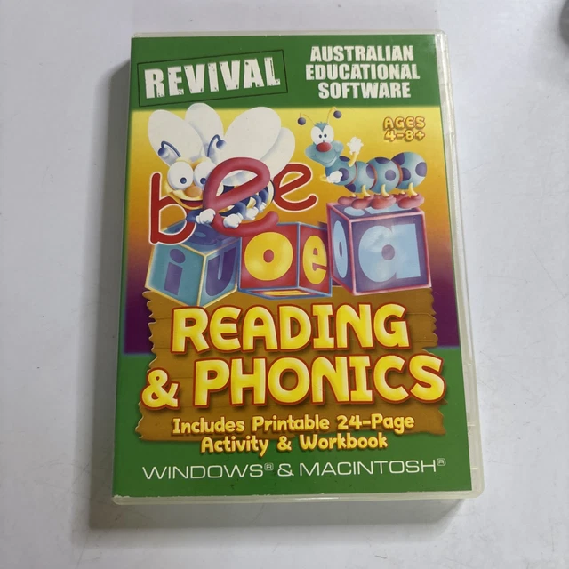 READING & PHONICS PC Mac CD-ROM Home School/ Educational Software $11. ...