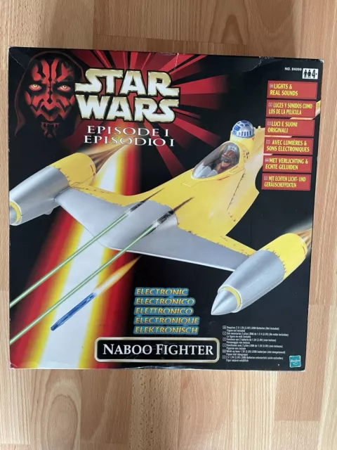 Star Wars Episodio 1 - 1999 Electronic Naboo Fighter, Luci E Suoni. Nuovo