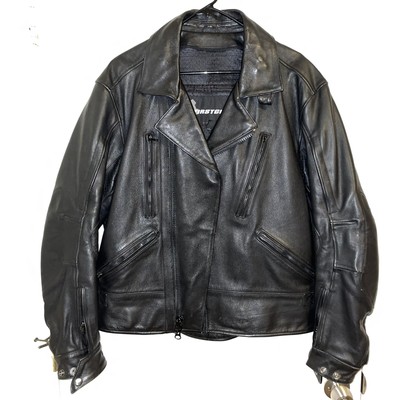 Red Leather Motorcycle Jacket 