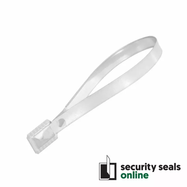 Flat Metal Strap Band Security Seals for sealing cargo containers, Pack of 100