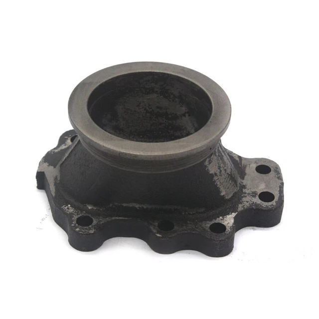 1 PC Cast Iron 8 Point Exhaust Dump Flange Conversion 2.5" 63mm V band Adapter