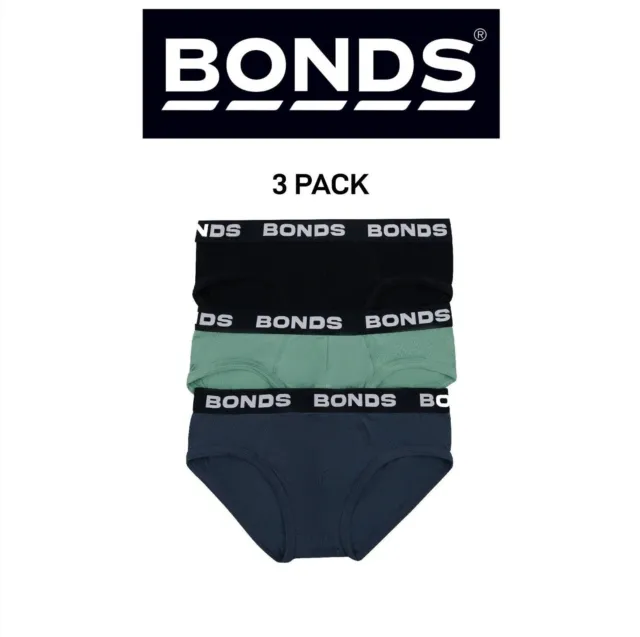 Bonds Mens Total Package Brief Moisture Wicks & Anti Chafe Panel 3 Pack MWF73A