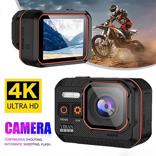 Shaoke Camera ANTI-SHAKE ACTION CAMERA 4K 60FPS WiFi HD Sports Cam Waterproof 170 ...