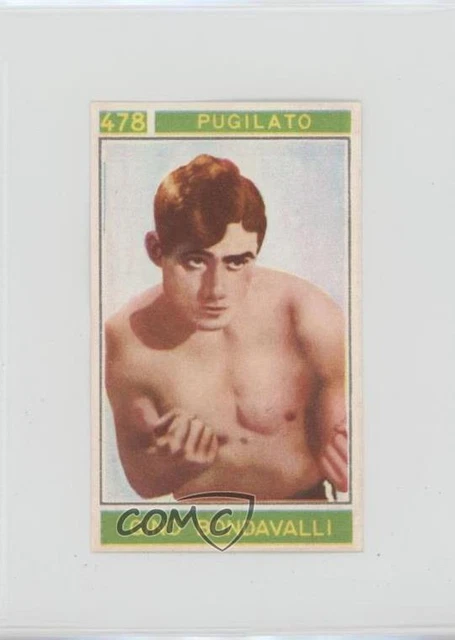 1967 Panini Campioni dello Sport Album Stickers Valida Back Gino Bondavalli #478