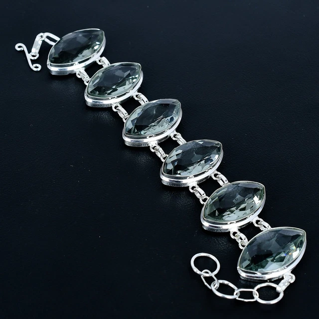 Boucles D'oreilles Alexandrite Argent 925 – Fait Main, Inde, Style Goutte, Pierre Lab Créée