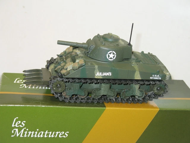 SOLIDO, char sherman démineur T1 E3 militaire plages du