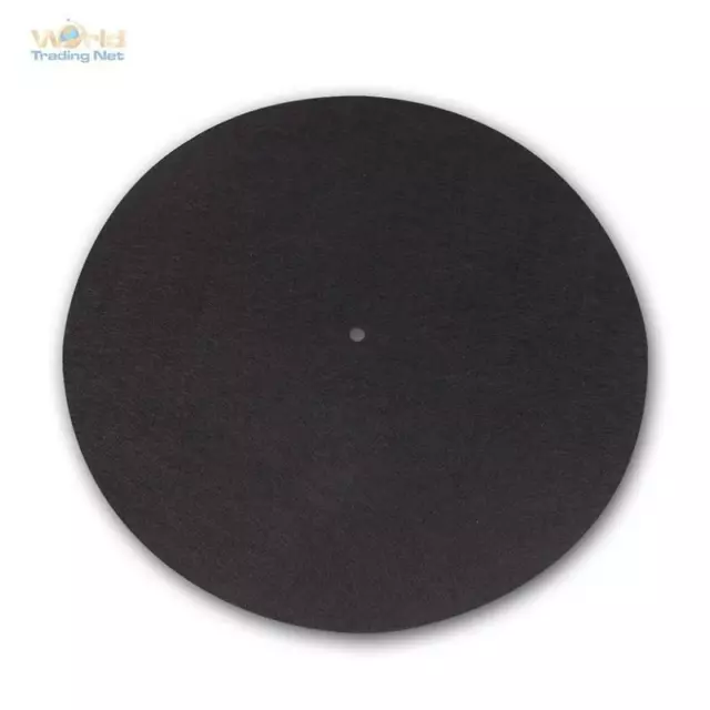 Plattentellerauflage PM2 schwarz antistatisch, Palttenspieler Filz-Matte, 3mm LP