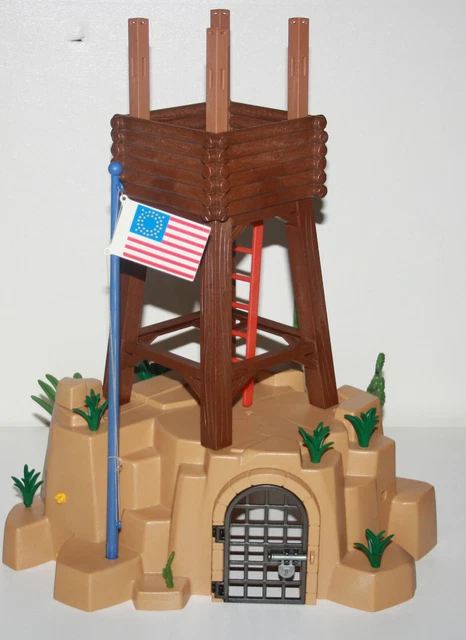 PLAYMOBIL WESTERN FORT Brave 5245 très bon état et complet