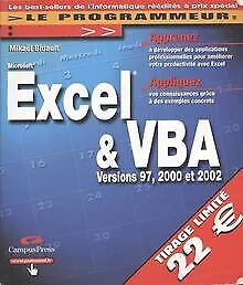 Excel 2002 et VBA de Bidault, Mikaël | Livre | état bon