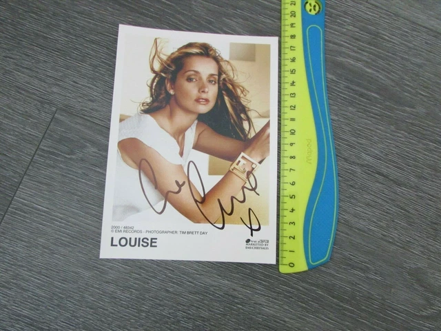 Louise Redknapp Eternal Singer & Strictly Original Hand Signed Promotional Card 4