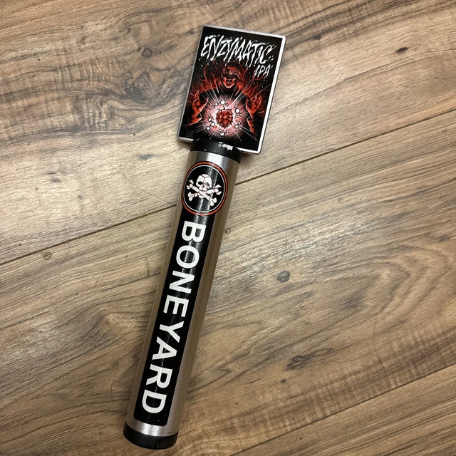 Boneyard Enzymatic-BEER TAP HANDLE Wicked Cool Art!