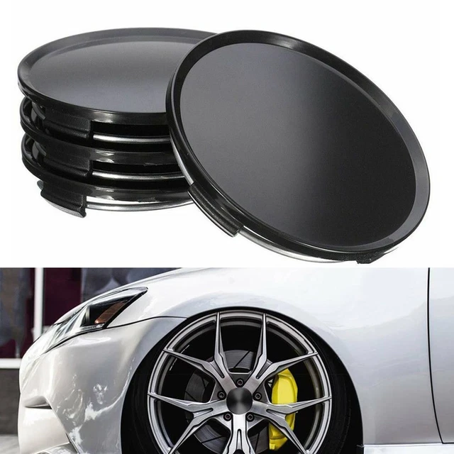 Set 4 Capuchons Centraux De Roue Hamann - Brossé/transparent - Pour HM2, PG2, PG3