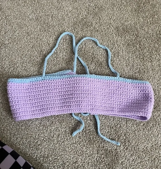 Pastel Purple Crochet Tube Top - Please read description before buying :)