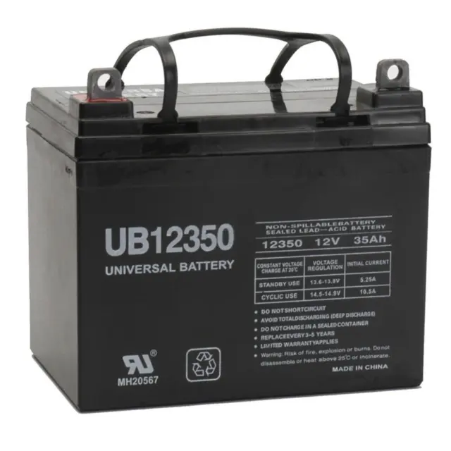 UPG UB12350ALT258-New 12V 35Ah AGM Sealed Lead Acid Battery UB12350 Group U1 + F
