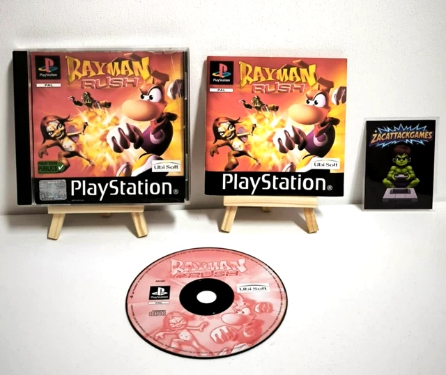 Rayman Sur Sony PS1 (PAL) - Complet, Boîtier, Notice, Bon état - Jeu Rétro
