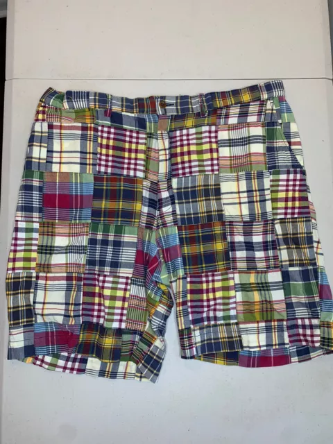 Polo Ralph Lauren Madras Patchwork Prospect Mens Shorts! Size 40