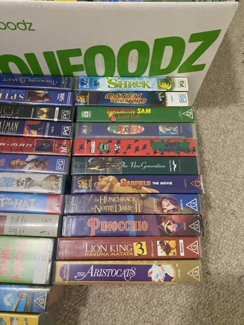 20+ Classic Vintage VHS Tape's - Disney, Spiderman, Looney Tunes and more.