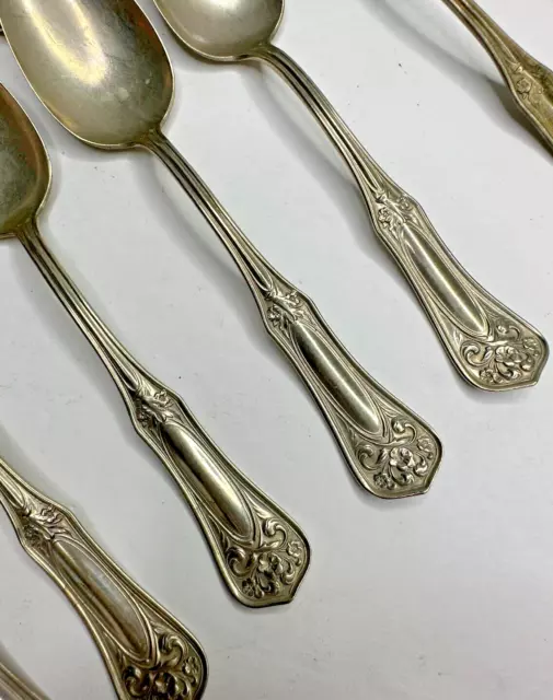 SILVER NICKEL WM Rogers Antique Floral Flatware Replacement 9 Pc Spoon 83.65 PicClick AU
