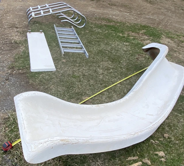 FIBERGLASS SWIMMING POOL Water Slide Diving Board and Pool Ladders PICK