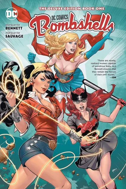DC Comics Bombshells Deluxe Edition Book One. 1st HC ED 2018. New and Sealed!