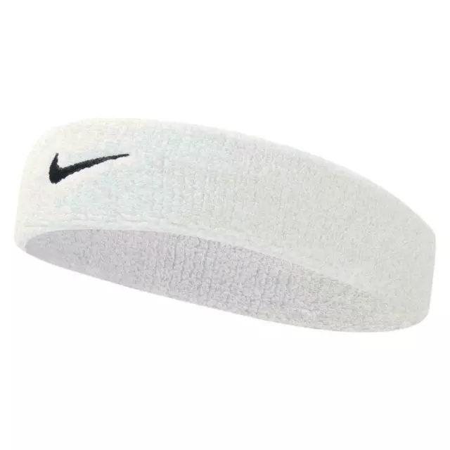 Nike Sweatband Headband Hairband Black White Blue Grey Unisex Swoosh Band 2