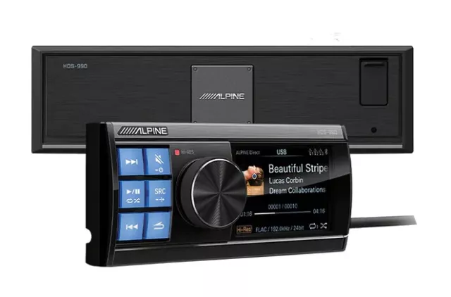 Alpine HDS-990 sorgente alta qualità F 1Status i-Res Audio fino a 192kHz / 24bit