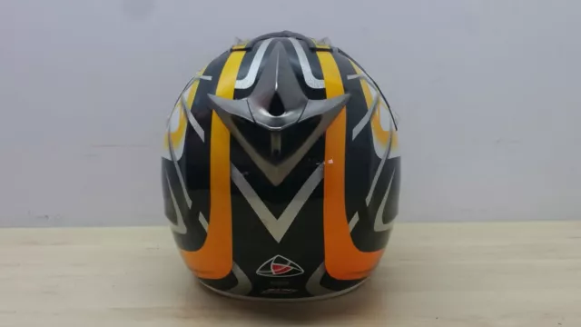 Casco da Moto Cross Enduro Airoh Helmet Dome Clean Orang Yellow TG. L *154 2