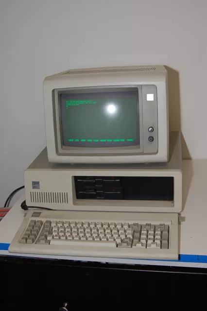 IBM Personal Computer 5160 with 5151 Monochrome Monitor, Model F XT Keyboard