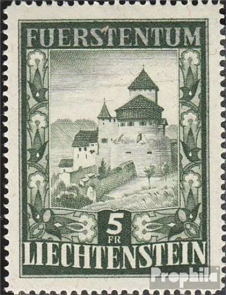 Liechtenstein 309 (complete issue) fine used / cancelled 1952 Castle Vaduz