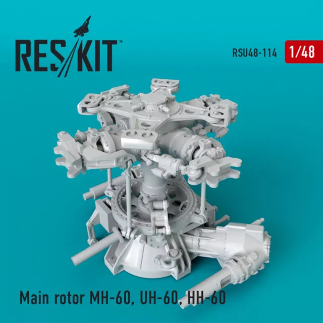 Main Rotor MH-60, UH-60, HH-60 for Italeri/ Revell 1/48 Scale RESKIT RSU48-0114
