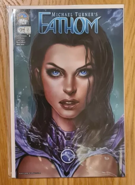 Michael Turner's Fathom vol 4 #5 (2012) Aspen Comics - Siya Oum cover