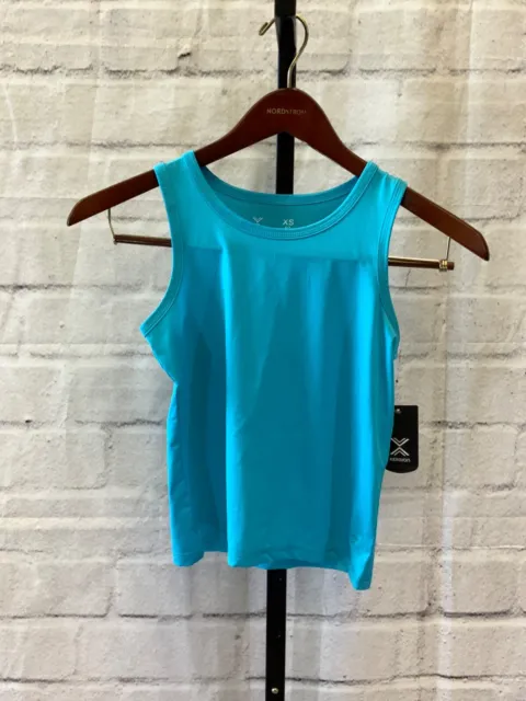 Xersion Quick-Dri Breathable Tank Top, Little Girl's Size XS, Blue NEW MSRP $20