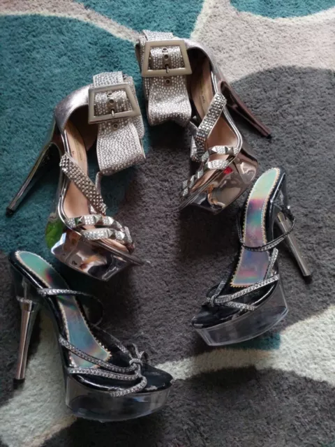 Well Worn Ladies Size 4 River Island Heels Stilettos