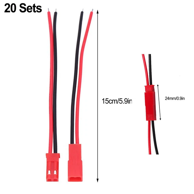 Infinite possibilità con 20 set di connettori 150 mm maschio e femmina