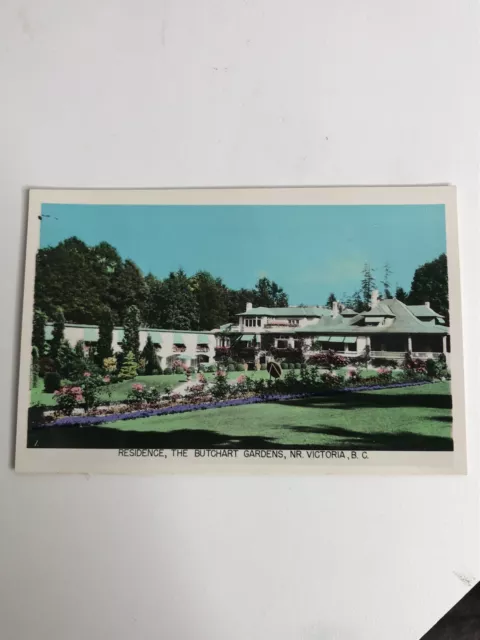 Vintage Unused Postcard Butchart Gardens, Victoria, B.c., Canada