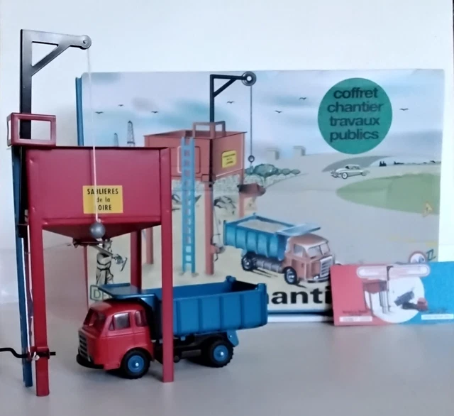 Miniature NOREV - Camion Benne à Ordures Saviem S5C N°101 - Époque Dinky-CIJ-JRD - Occasion