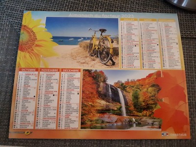 CALENDRIER DE LA Poste 2023. Vendee.paysages 4 saisons. EUR 6,00