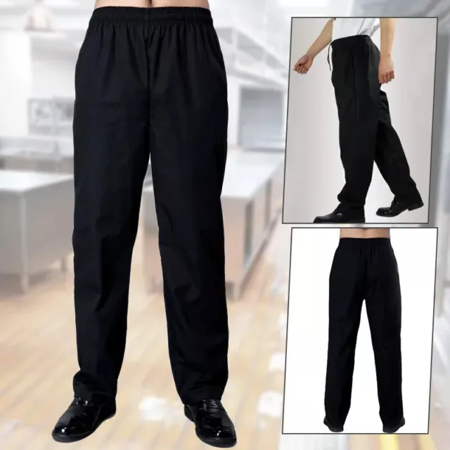 Men's Chef Pants Catering Work Clothes Loose Leisure Kitchen Restaurant Hotel