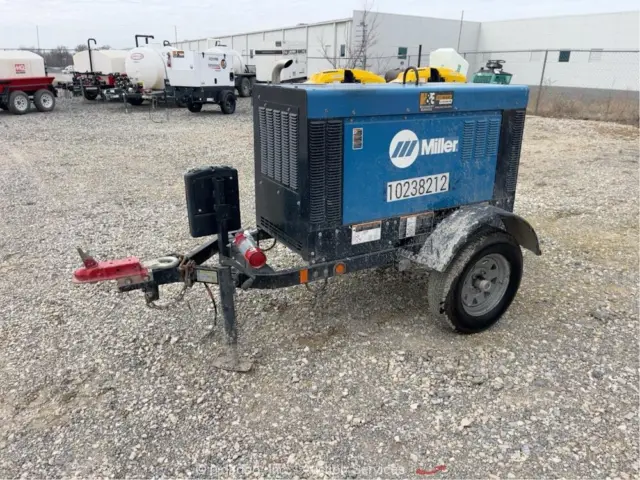 2018 Miller Big Blue 300R Pro Kubota Diesel Towable Welder Generator bidadoo
